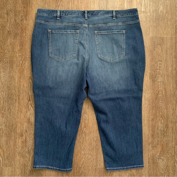 Lane Bryant Mid Rise Girlfriend Crop Jeans Size 24 - Picture 5 of 7